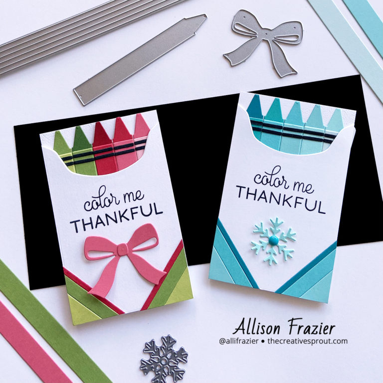 Color Me Thankful Gift Card Holders