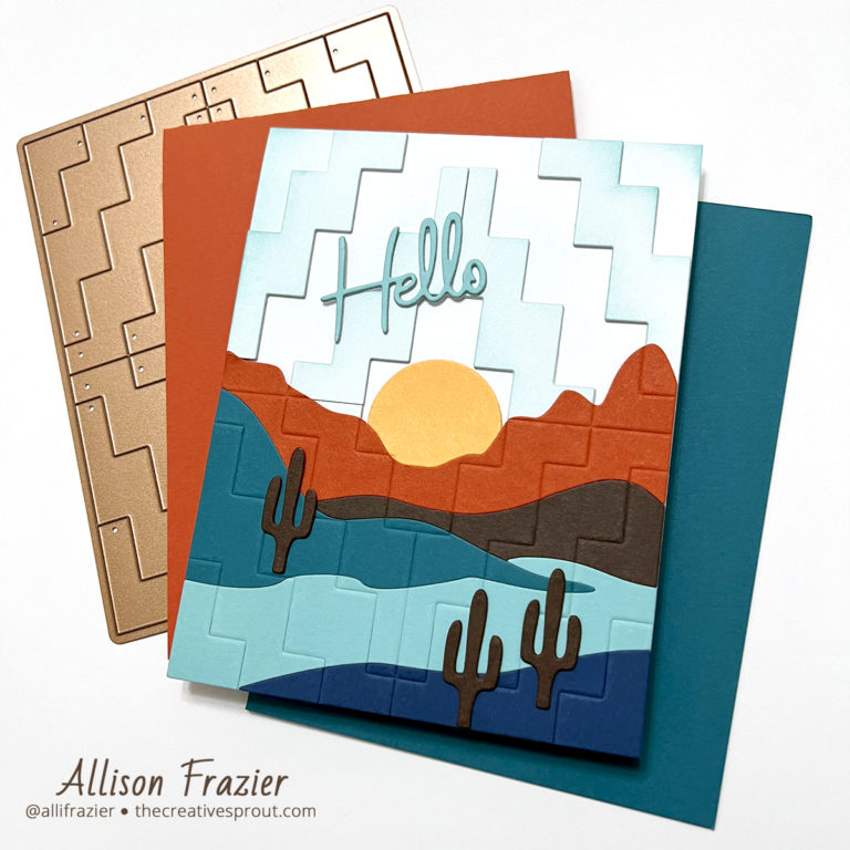 Spellbinders Color Block Southwest