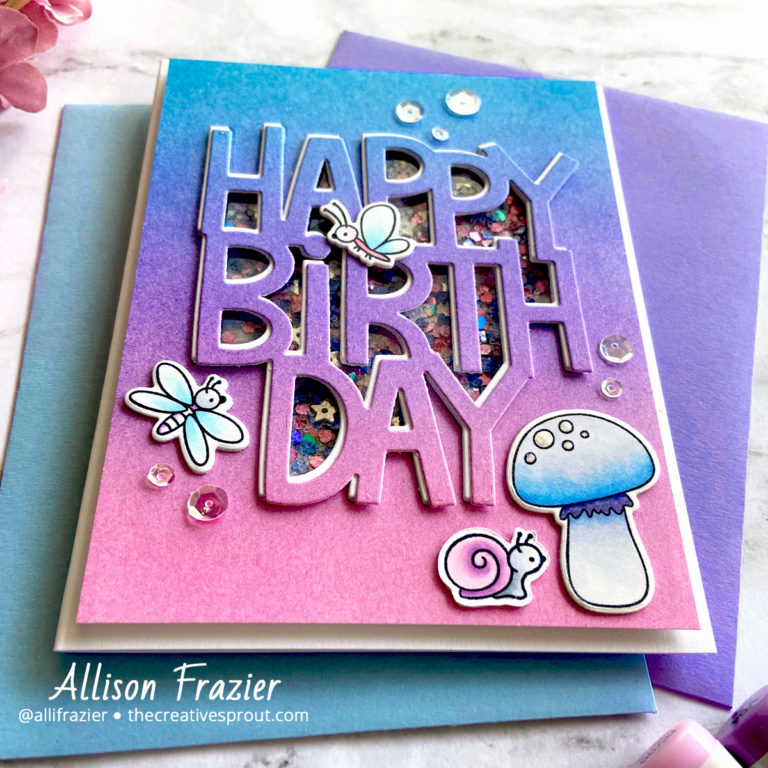 Birthday Shaker Card