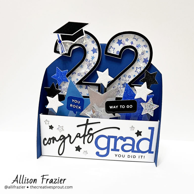 Graduation 3D Display Card