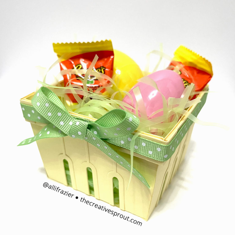 Stretch Your Supplies – Easter Basket and Matching Card
