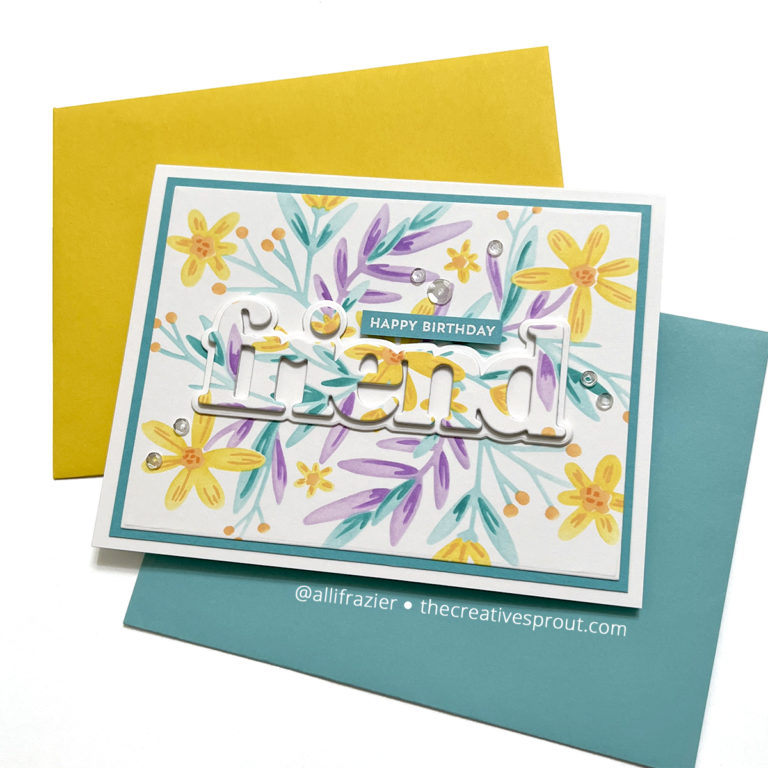 Layering Stencils and Autism Awareness Card Auction