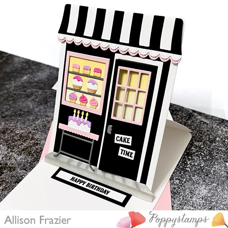 Vintage Pastry Shoppe Pop Up Easel Card