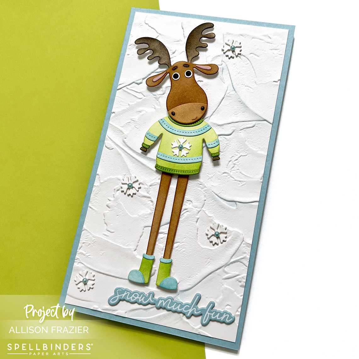 Spellbinders Fustelle in metallo con pupazzo di neve incisa di Simon Hurley