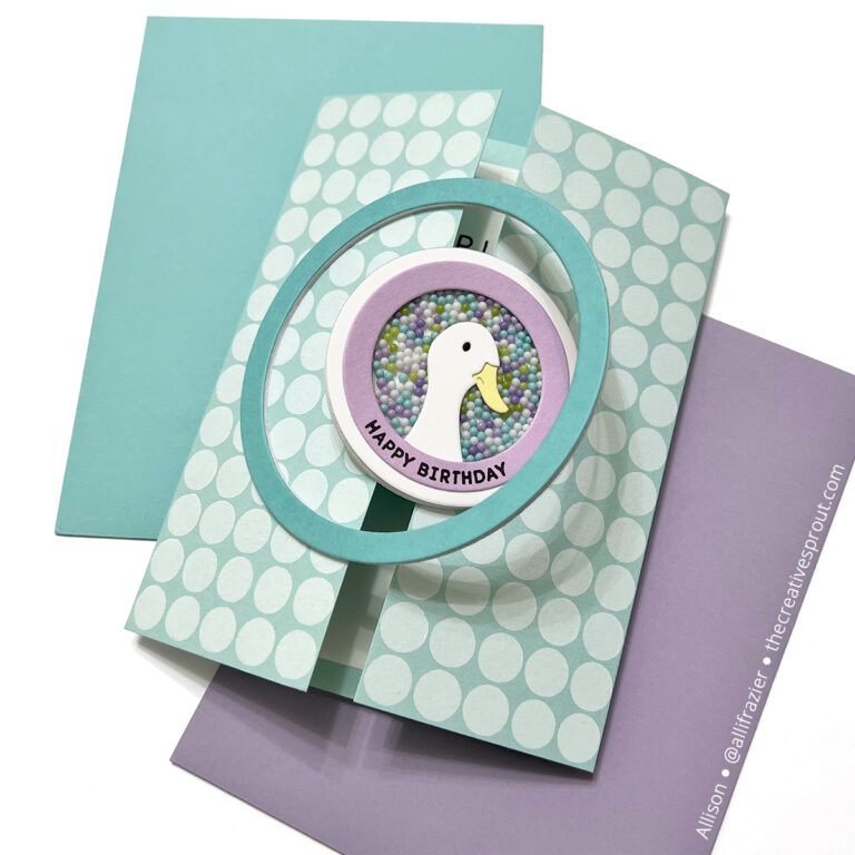 Interlocking Gatefold Shaker Card