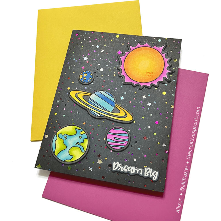 Out of This World Light-up Card