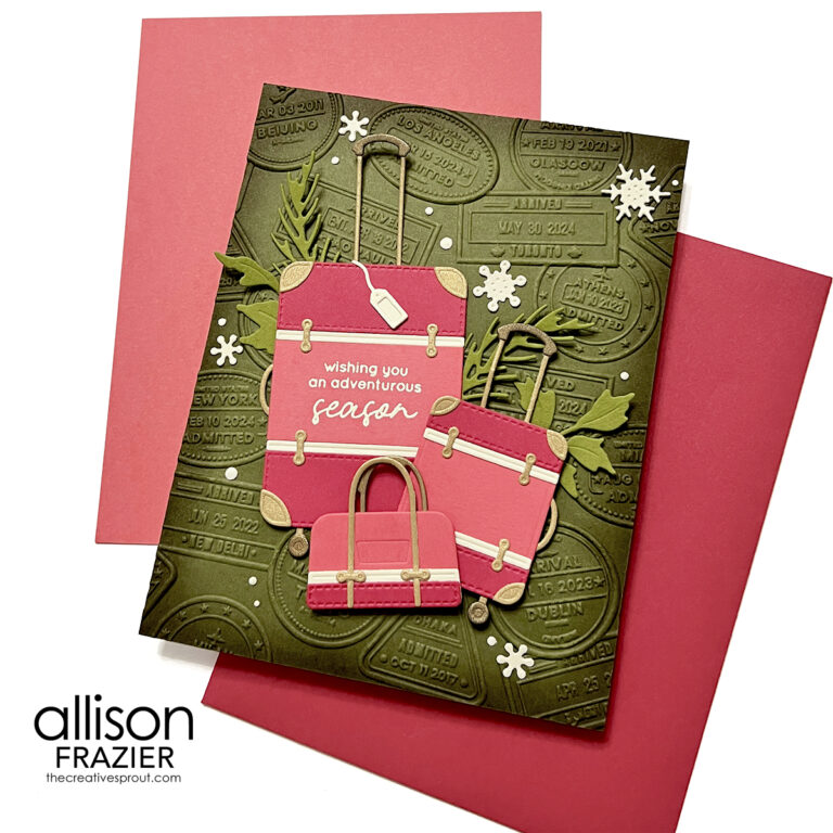 Travel Inspired Holiday Card