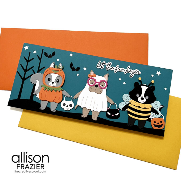 Spellbinders Exclusive Buzzy Pup-Bee and Howl-O-Ween Pup Trio